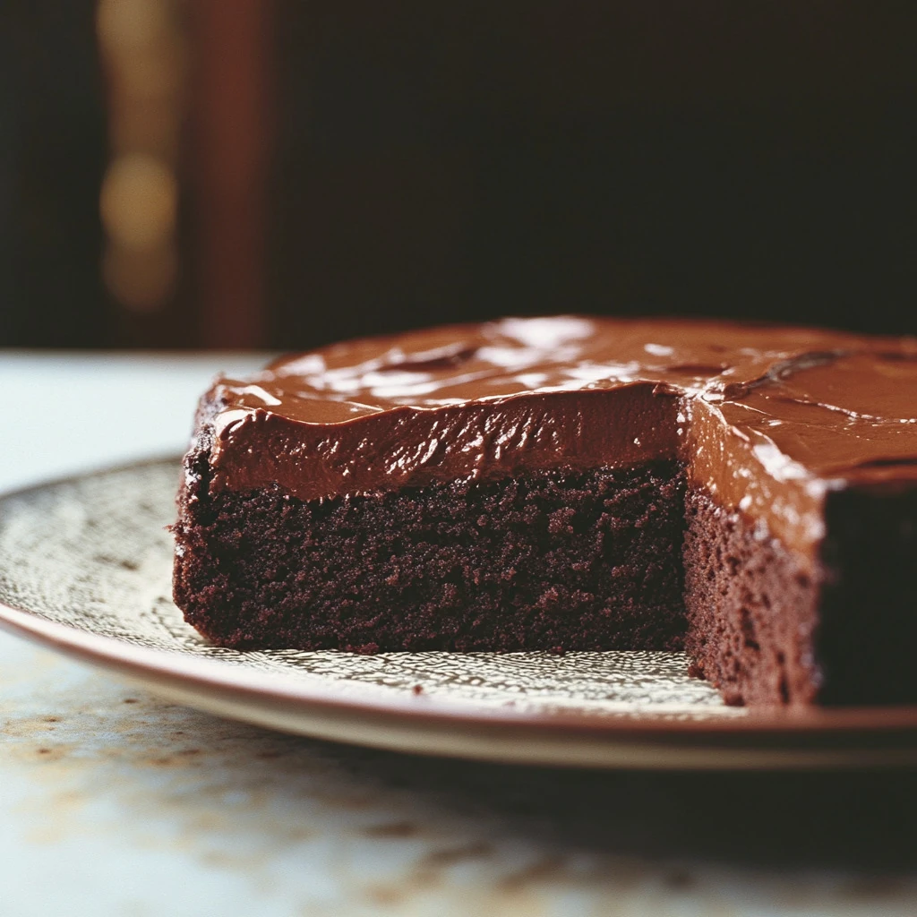 Flourless chocolate cake using dark chocolate