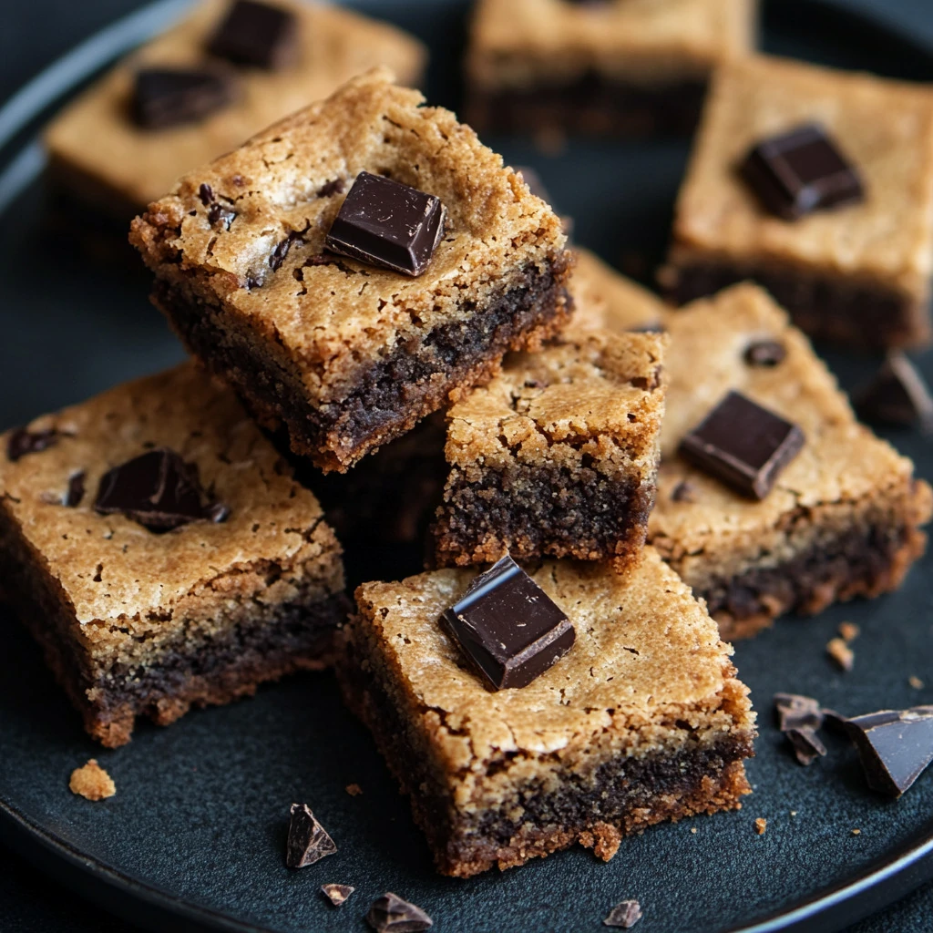 Almond flour blondies