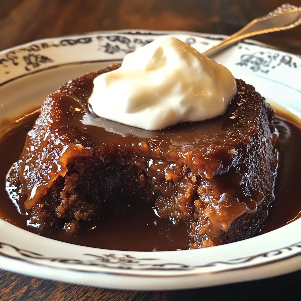 Sticky toffee pudding made with almond milk