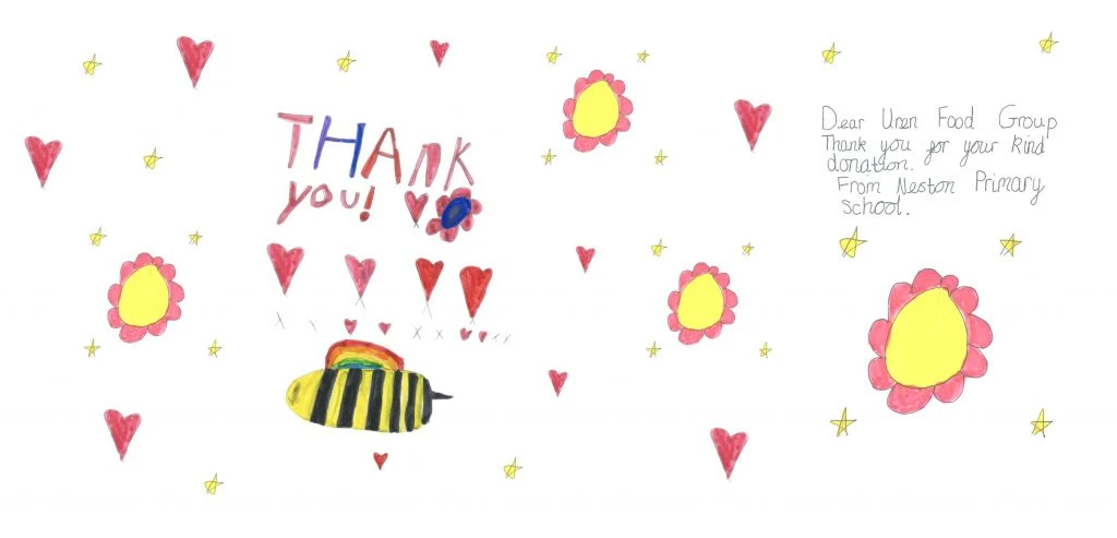 Thank you from Neston Primary School