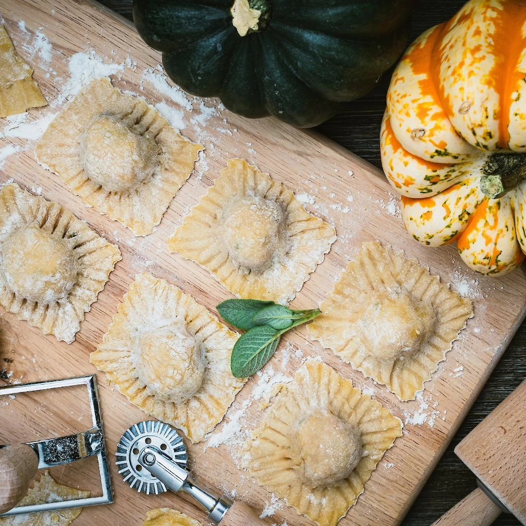 pumpkin ravioli